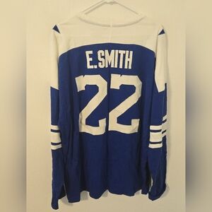 NWT Emmitt Smith Royal Dallas Cowboys Rivalry Throwback Long Sleeve Mens XXL NFL
